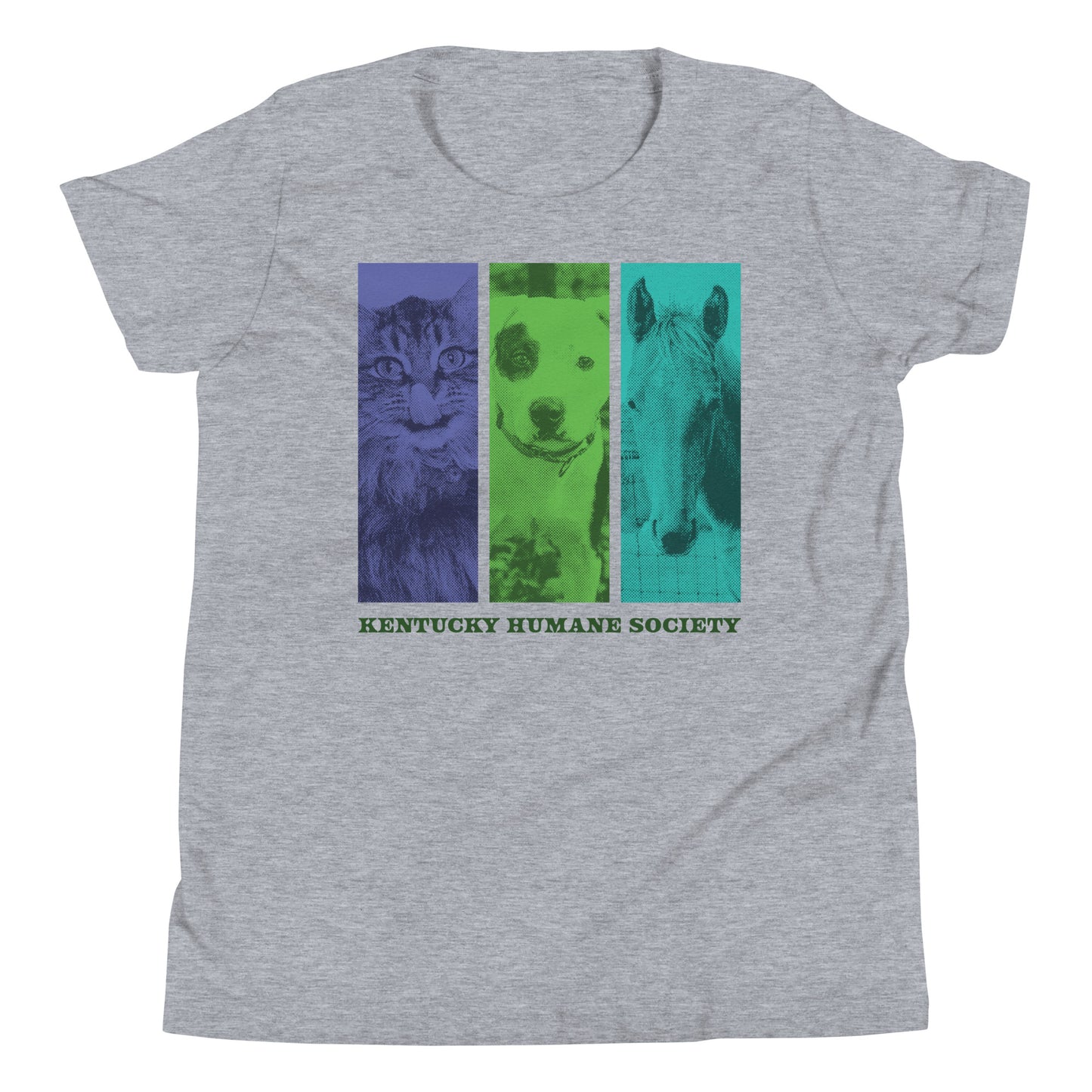 Cat Dog Horse Youth T-Shirt