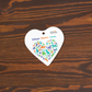 Adopt. Foster. Love. Heart Acrylic ornament