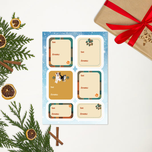 Holiday Gift Tag Stickers