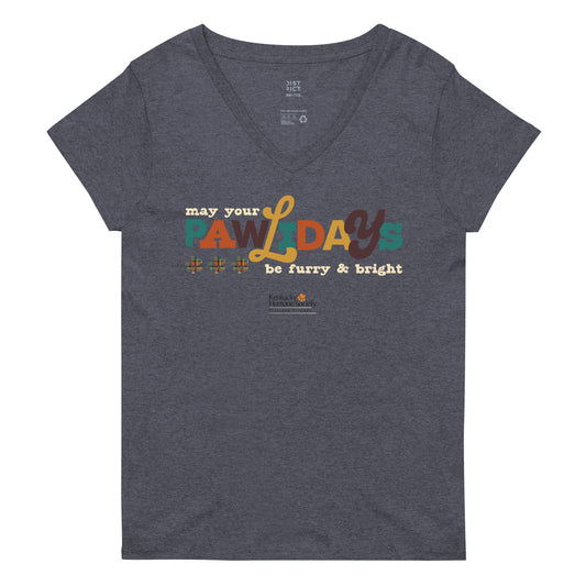 Furry & Bright Women’s V-neck Shirt