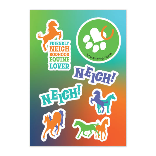 Neigh! Sticker Sheet