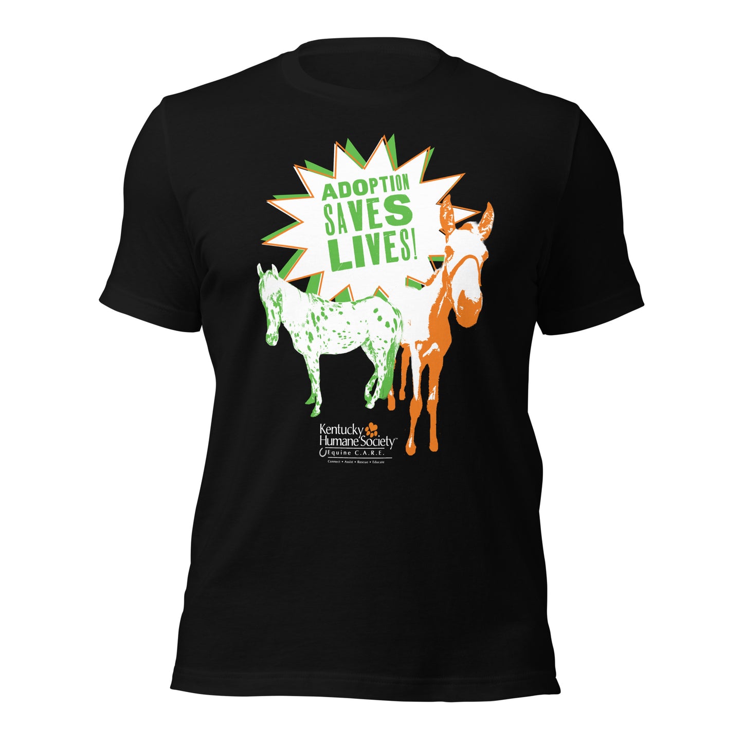 Adoption Saves Lives - Horse Lover Unisex T-shirt