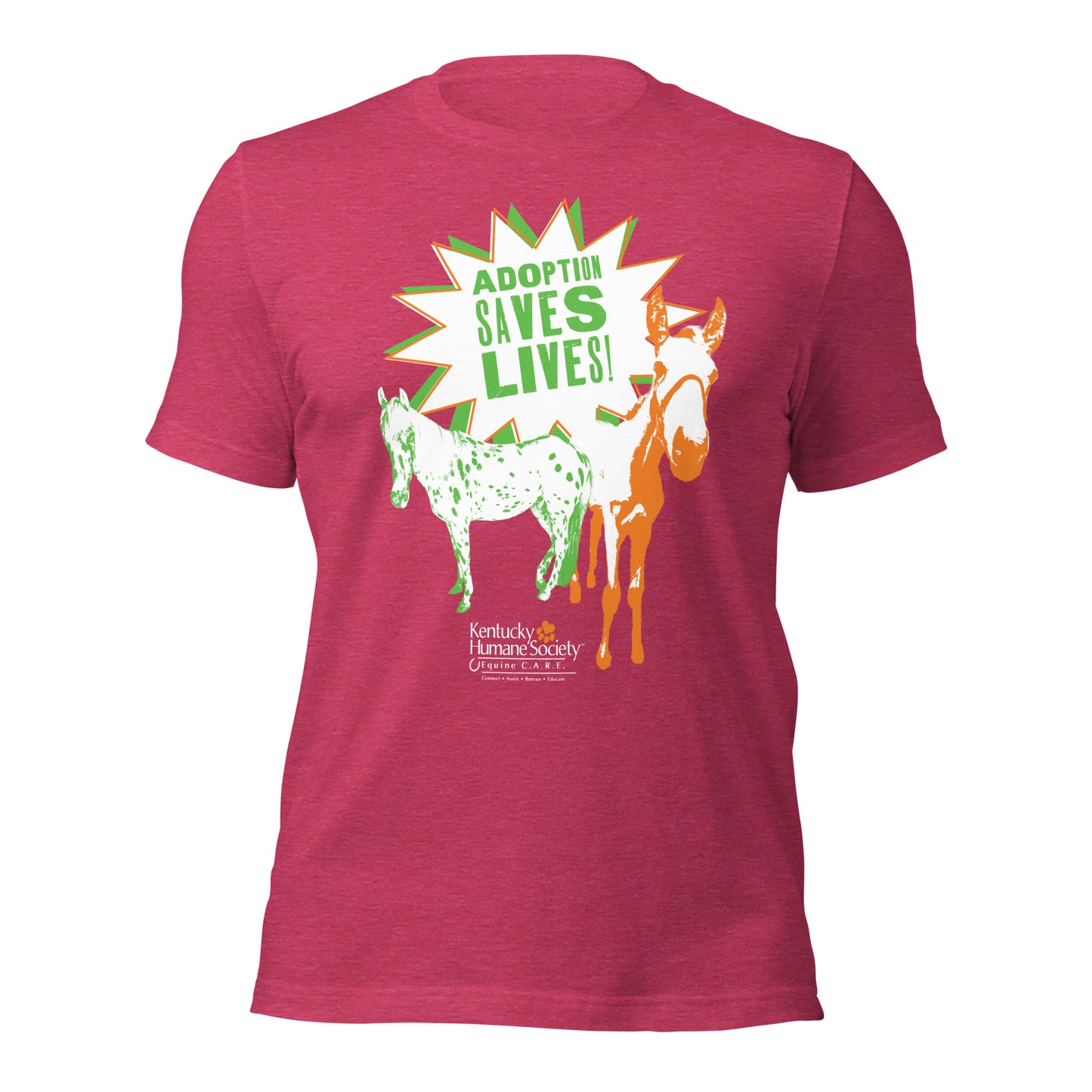 Adoption Saves Lives - Horse Lover Unisex T-shirt